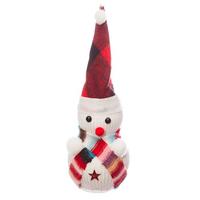 Сувенир QX110-1 Снеговик 16см (пенопласт) /500/