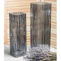 Ваза "Квадро" больш.1904-Н5 "Графит" /2/