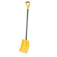 Лопата снег.пл. Эксперт Скальд 370*280*80*1425мм дюрал.чер. с Vруч.7596-00