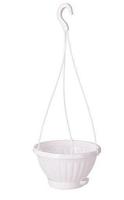 Горшок-кашпо 2,5л с под."Мирабель" подвесн. /уп.30/ М5926 бел. Б