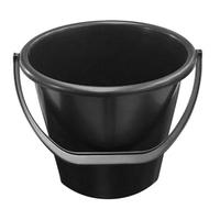 Ведро 10л.черное усиленное ДВ