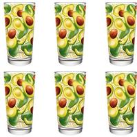 Н-р стаканов 230мл 6шт.146-Д "Авокадус" /4/