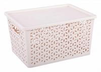 Корзина "Мираж" с/кр 380*285*210 беж.М6833 /7/ Б