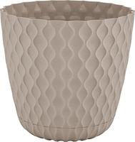 Горшок д/цв."InGreen Wave" d270мм,10л с дрен.сетк.съем.под.франц.платан IG650410105 /12/