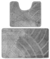 Комплект ков-ов д в/к BANYOLIN SILVER 2шт 50*80/50*40см 11мм серый BAN.SIL.2.50/80-GY /25/