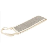 Мочалка-лента из бамбука и льна с углем 10*60см БАННАЯ ЛИНИЯ 11-956 /10/