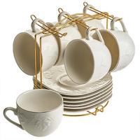 Н-р чайн.мет.под.12пр 230мл "Виноградная лоза" Ф5-040К/12 /8/