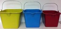 Ведро садовое цветное квадратное 16л. /1/