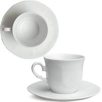 Чашка 0,20л+блюдце 14,5см декор: White LUB 802/812