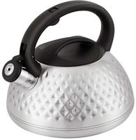 Чайник нерж.3,0л со свистком д/всех видов плит,+индукц.1/12 а-7127/1