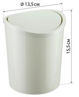 Контейнер д/мусора настол.1,6л М2490 /24/