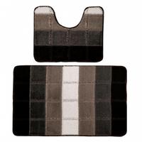 Коврик для в/к DKTX Comfort Quadro 2шт 60*100/50*60см 10мм св.-сер.DTX.CMQ.2.60/100-L.GY /25/