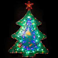 Гирлянда-панно LED ZL-2 елка 80л 42*65см /40/