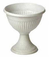 Кашпо-вазон Ливия d310мм низкий М3206 Бел.глина /12/