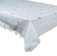 Клеенка стол.ажурн.300г*132см*22м Цветы красн.1/1 кт002б/132