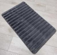 Коврик плюшев.50/80 My Bunny Волны сер.