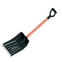 Лопата снег.Витязь оц.планка,алюмин.чер.д32мм,V-руч.380*365