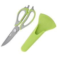 Ножницы кухонные многофункц. KS-128С с чехлом 22,8см 920104 /12/