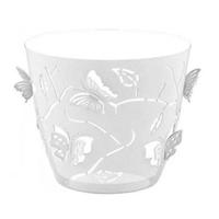 Горшок д/цв Butterflies 2,5л со вст с дрен.отв. д/орхидей кругл. прозр. РТ101910000