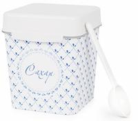 Емкость "Флорель" (сахар) 1,2л с лож.М4825 /24/ Б