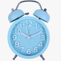 Будильник 8,2*4,6*8,6см голуб.DT8-0006 /2/