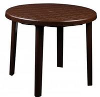 Стол кругл. d-900мм 05535 коричн.