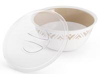 Чаша "Эстетика" 1,7л с/кр (бело-беж.) М8738 /10/ Б