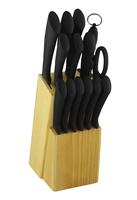 Н-р ножей 15пр.черн.1/12 а-605