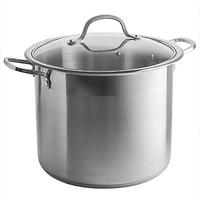 Кастрюля из нерж.стали со ст.кр.10л ВЕ-128-10L /2/