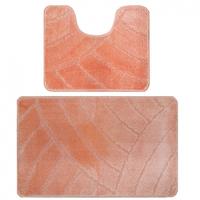 Комплект ковр.для в/к 2шт.BANYOLIN CLASSIC 60*100/50*60см 11мм персиков.BAN.01.2/60*100-179 /25/