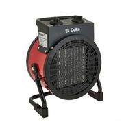 Пушка тепл.эл.DELTA D90/3 красн.с черн.3000Вт керам.нагрев./8/