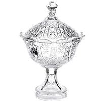 Конфетница d18,5см h28см-с/кр.h18,5см-б/кр.Sakura на ножке 341205W/SK07711000W /6/