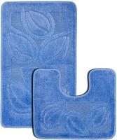 Н-р ковр.2шт для в/к Confetti Maximus Классик 60х100 и 50х60 Ink blue/черн.-син.569