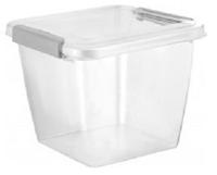 Контейнер д/прод.HELSINKI с защелк.1л квадр.натур.РТ501010999 /40/