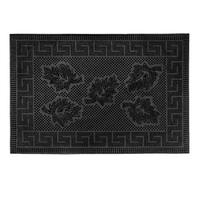 Коврик придв.резин.ComeForte PIN MAT 40*60см "Пять листьев" РМ-039 /20/
