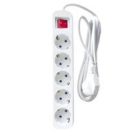Фильтр сетевой LIRA LRFI155W 5роз.зазем.выкл.длина 5м 16А