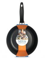 Сковорода 24см.литая противоприг."Neva Black"N124