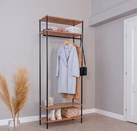 Прихожая 34 "НеШкаф"(сист.откр.хран.) черн.ПРНШ34 Ч