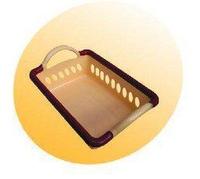 Лопата Protex Садовая малая цв.оранжевый