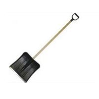 Лопата снег.ЛЕДО ал.планка,дерев.чер.д32мм,V-руч