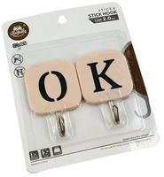 Крючки фигурн.2шт (пласт.,металл) МС-2211203 /30/