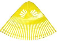 Грабли веерн.пл.28 зуб."Гардения" б/чер желт. 010823 /10/