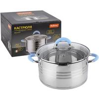 Кастрюля 5,8л MELODIA нерж.ст.,кр.-дуршлаг и 2 нос.д/слива 109010 /6/