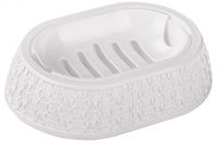 Мыльница "Вязаное плетение" бел.М6887 /30/
