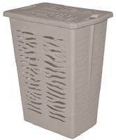 Корзина д/белья "Rambai" 30л 377*261*492мм сер. 221306835/04 /10/