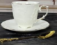 Н-р чайн.12пр 280мл АВРОРА ЗОЛОТО фарф.п/у 305-080 /8/