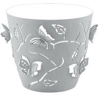 Горшок д/цв РТ Butterflies 0,7л D115 кругл 115*115*105 сер.шторм РТ401110025