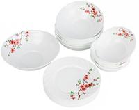 Н-р стол.19пр.стеклокер.Сакура 1/2 61122-19н