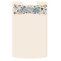 Доска разд."Bergamo" прям.260*155*3.5мм с декор."Терраццо"(св.-беж.)223134125/01 /20/