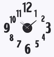 Часы настен.Atlantis МР02 black 300*350*40мм /4/